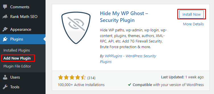 Cara Setting Plugin Security Hide My WP Ghost