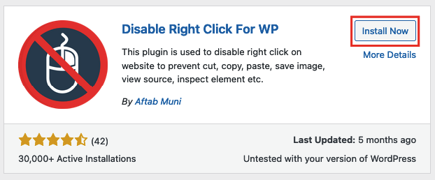 Plugin Disable Copy dan Klik Kanan di WordPress (Anti COPAS)