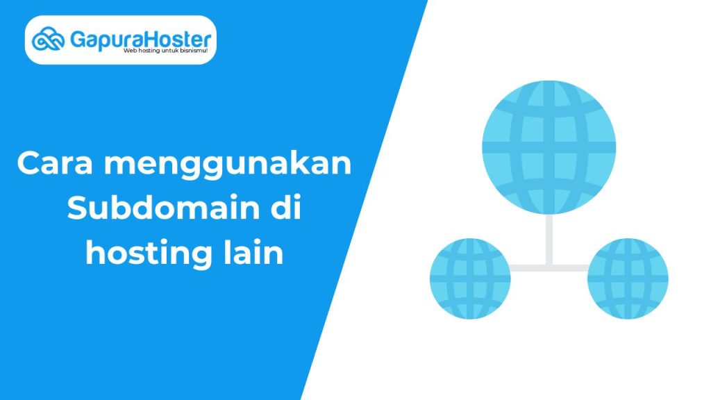 Cara menggunakan Subdomain di hosting lain