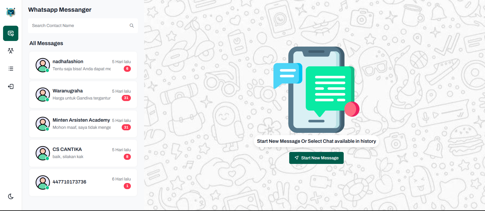 whatsapp multi CS