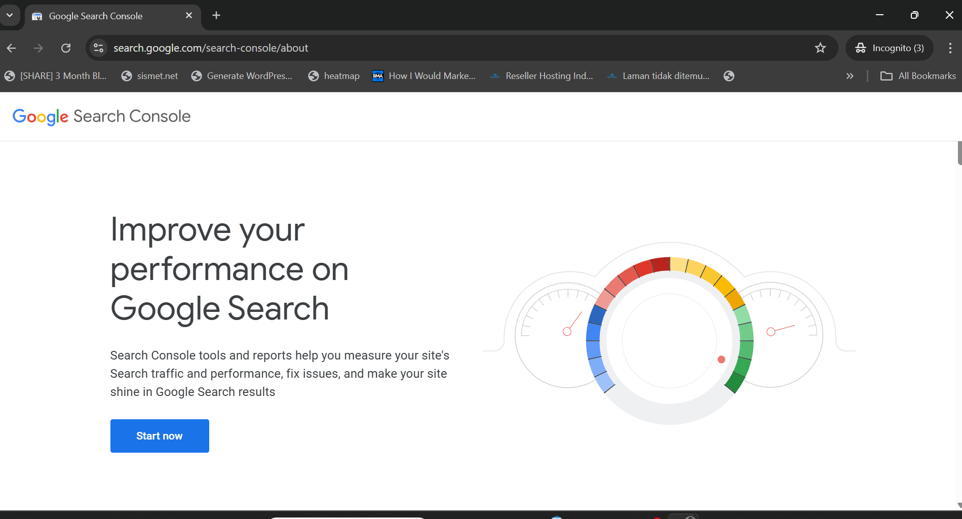 google search console