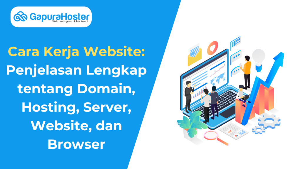 Cara Kerja Website Penjelasan Lengkap tentang Domain, Hosting, Server, Website, dan Browser