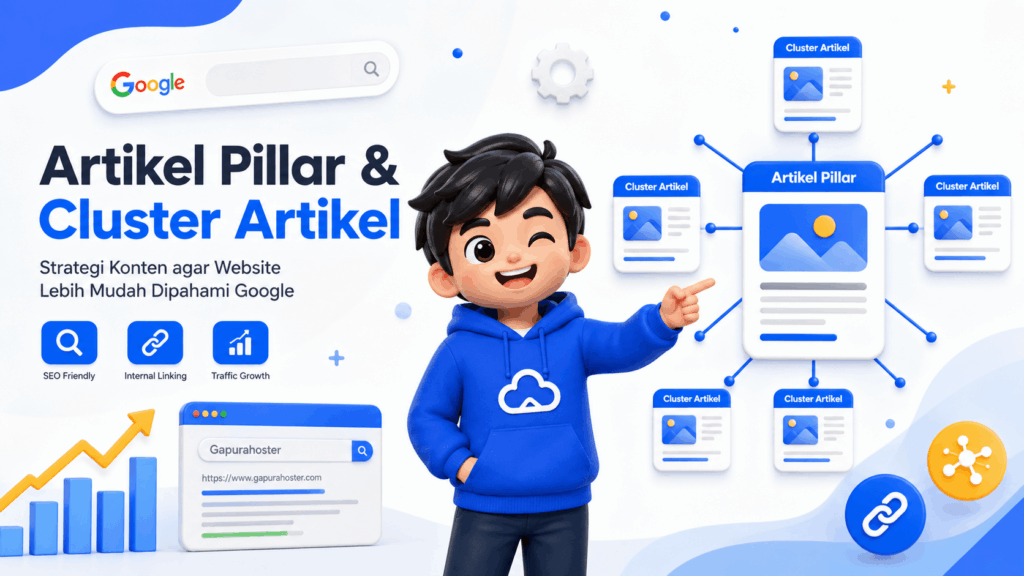 Artikel Pillar dan Cluster Artikel: Strategi Konten agar Website Lebih Mudah Dipahami Google